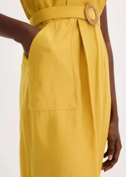 Midikleid aus fließendem Viskose-Mix|bonprix Hot