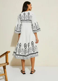 Midikleid aus fließender Viskose|bonprix Hot