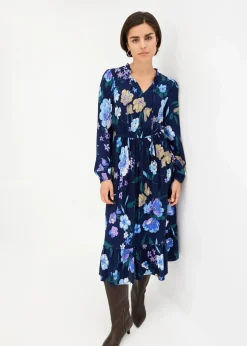 Midikleid aus fließender Viskose|bonprix Hot