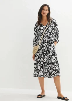 Midikleid aus fließender Viskose|bonprix Online