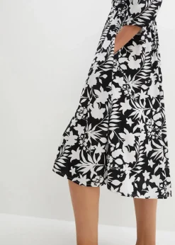 Midikleid aus fließender Viskose|bonprix Online