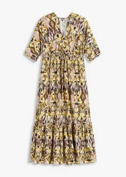 Midikleid aus fließender Viskose|bonprix Hot