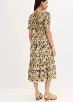 Midikleid aus fließender Viskose|bonprix Hot