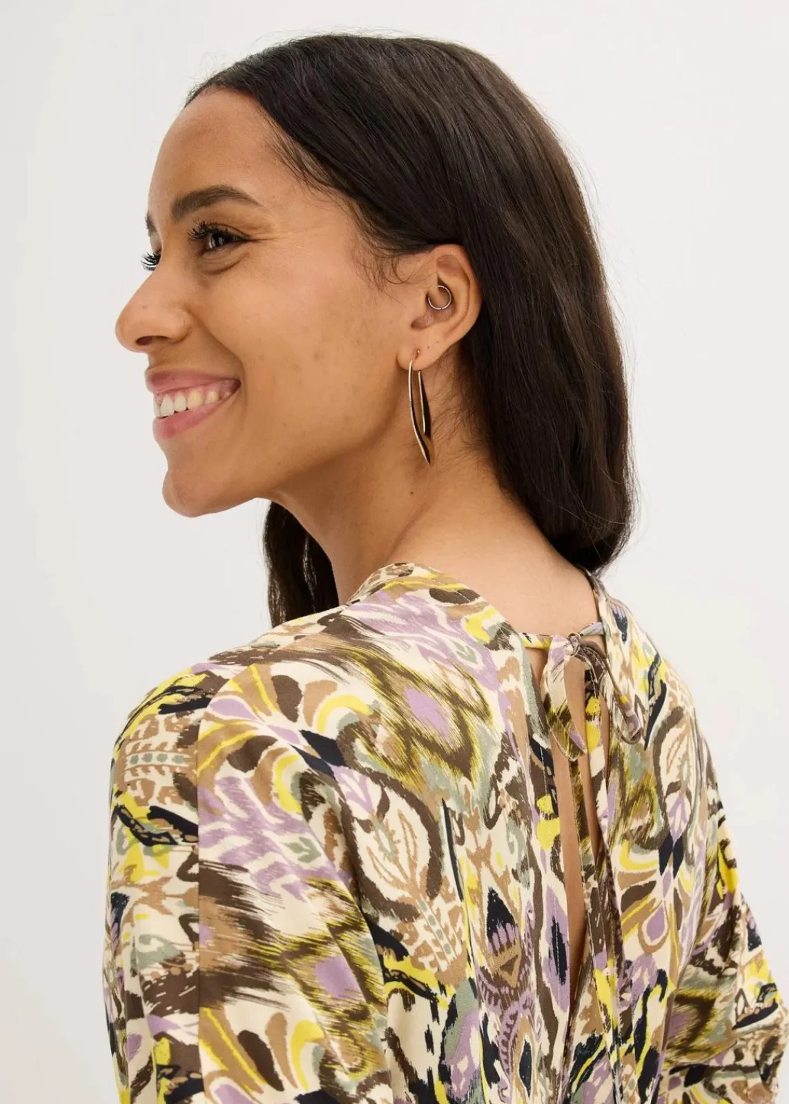 Midikleid aus fließender Viskose|bonprix Hot