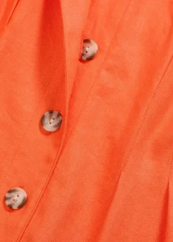 Midikleid aus leichtem Leinen-Mix|bonprix Best