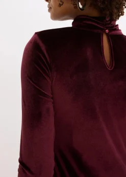 Midikleid aus softem Samt|bonprix Hot