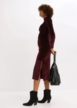 Midikleid aus softem Samt|bonprix Hot