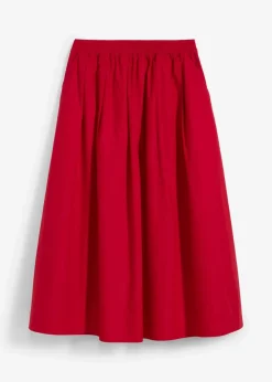 Midirock aus reiner Baumwolle|bonprix Sale