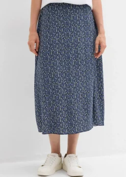 Midirock aus fließender Viskose|bonprix Clearance