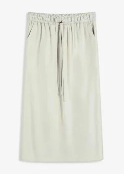 bonprix Bekleidung·Sportbekleidung|Zweiteiler & Sets|Midirock aus glänzendem Satin mint/gold