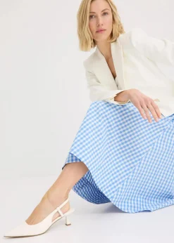 Midirock aus reiner Baumwolle|bonprix Clearance