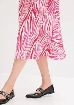 Midi-Rock mit Bequembund|bonprix