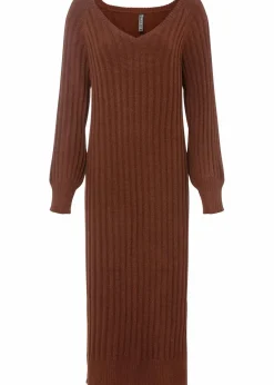 Midi-Strickkleid|bonprix Clearance