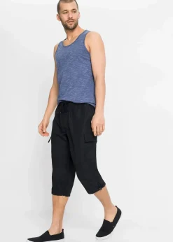 Mikrofaser 3/4-Hose mit Komfortschnitt, Regular Fit|bonprix Hot