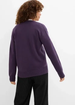 Milano Rib-Feinstrickjacke|bonprix Hot