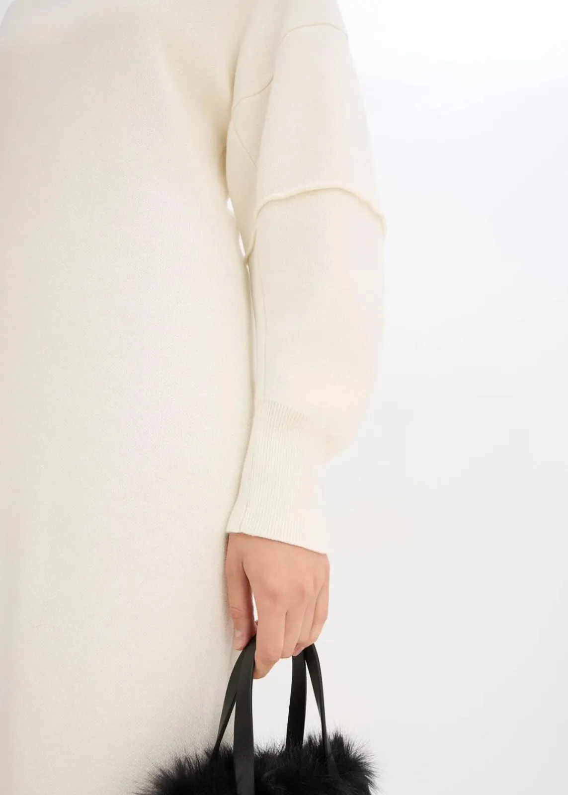 bonprix Bekleidung·Umstandsmode|Bekleidung·Pullover & Strickjacken|Milano Strickkleid perlweiß