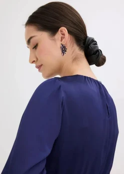 bonprix Nachhaltigere Materialien|Kleider|Minikleid dunkelblau