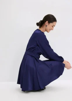 bonprix Nachhaltigere Materialien|Kleider|Minikleid dunkelblau