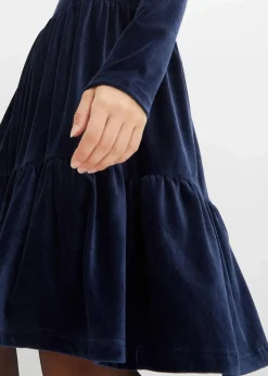 Minikleid aus elastischen Samt|bonprix Online