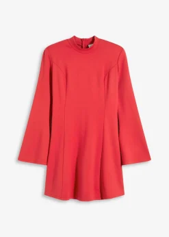Minikleid in A-Linie und Trompetenärmeln|bonprix Sale