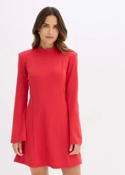 Minikleid in A-Linie und Trompetenärmeln|bonprix Sale
