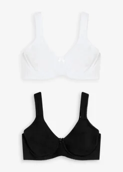 Minimizer T-Shirt BH mit Bügel mit Bio-Baumwolle (2er Pack)|bonprix Discount