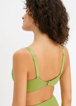 bonprix Wäsche·Dessous|Wäsche·Große Cups D-H|Minimizer-BH mit filigraner Spitze edelsteingrün