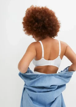 bonprix Große Cups D-H|Bhs|Minimizer-BH mit gepolsterten Trägern weiß