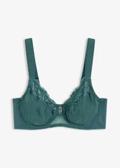 bonprix Wäsche·Dessous|Wäsche·Große Cups D-H|Minimizer-BH mit gepolsterten Trägern blaugrün