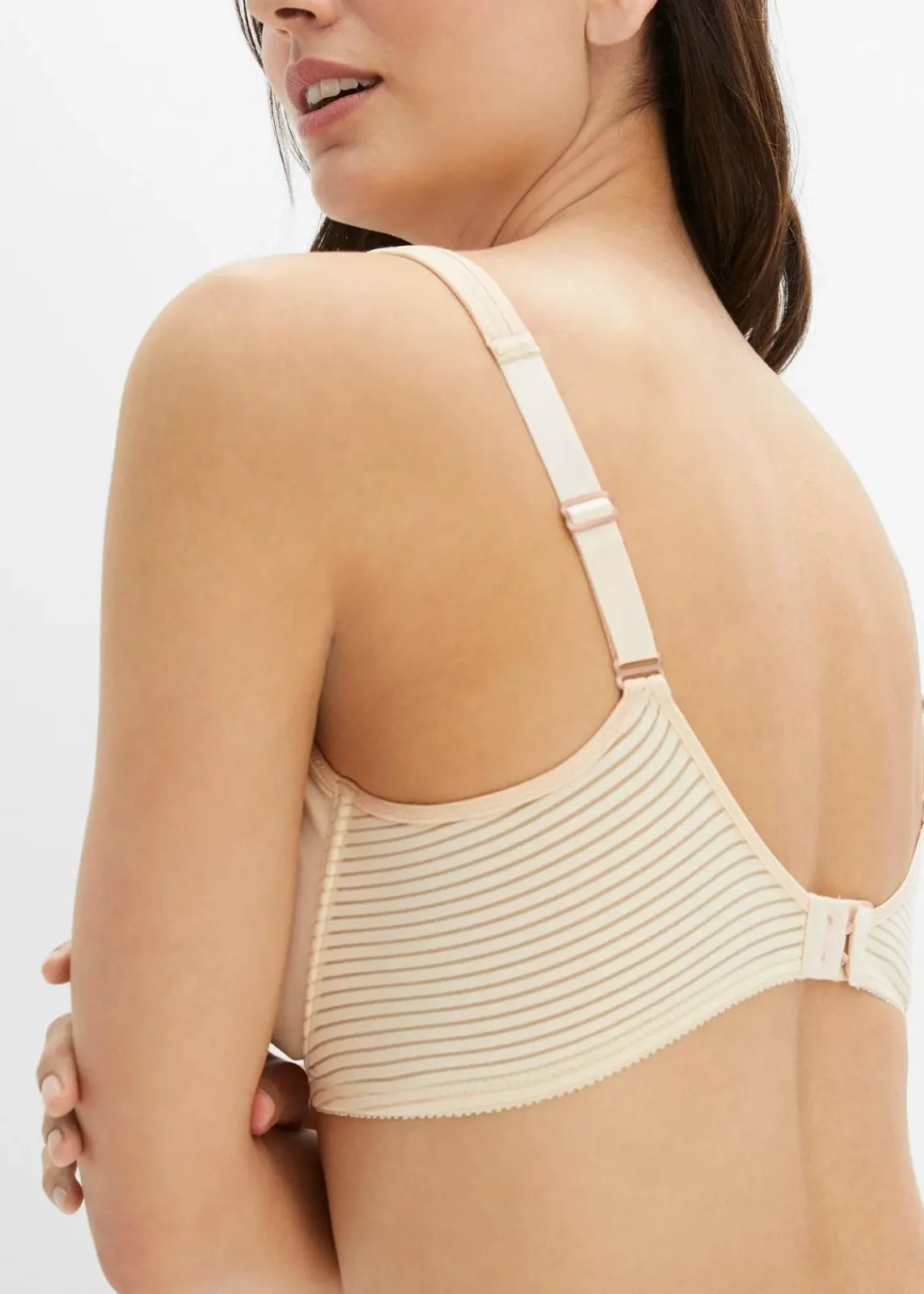 bonprix Große Cups D-H|Bhs|Minimizer-BH mit gepolsterten Trägern sandbeige
