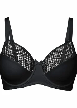 bonprix Große Cups D-H|Bhs|Minimizer-BH mit Mesh schwarz