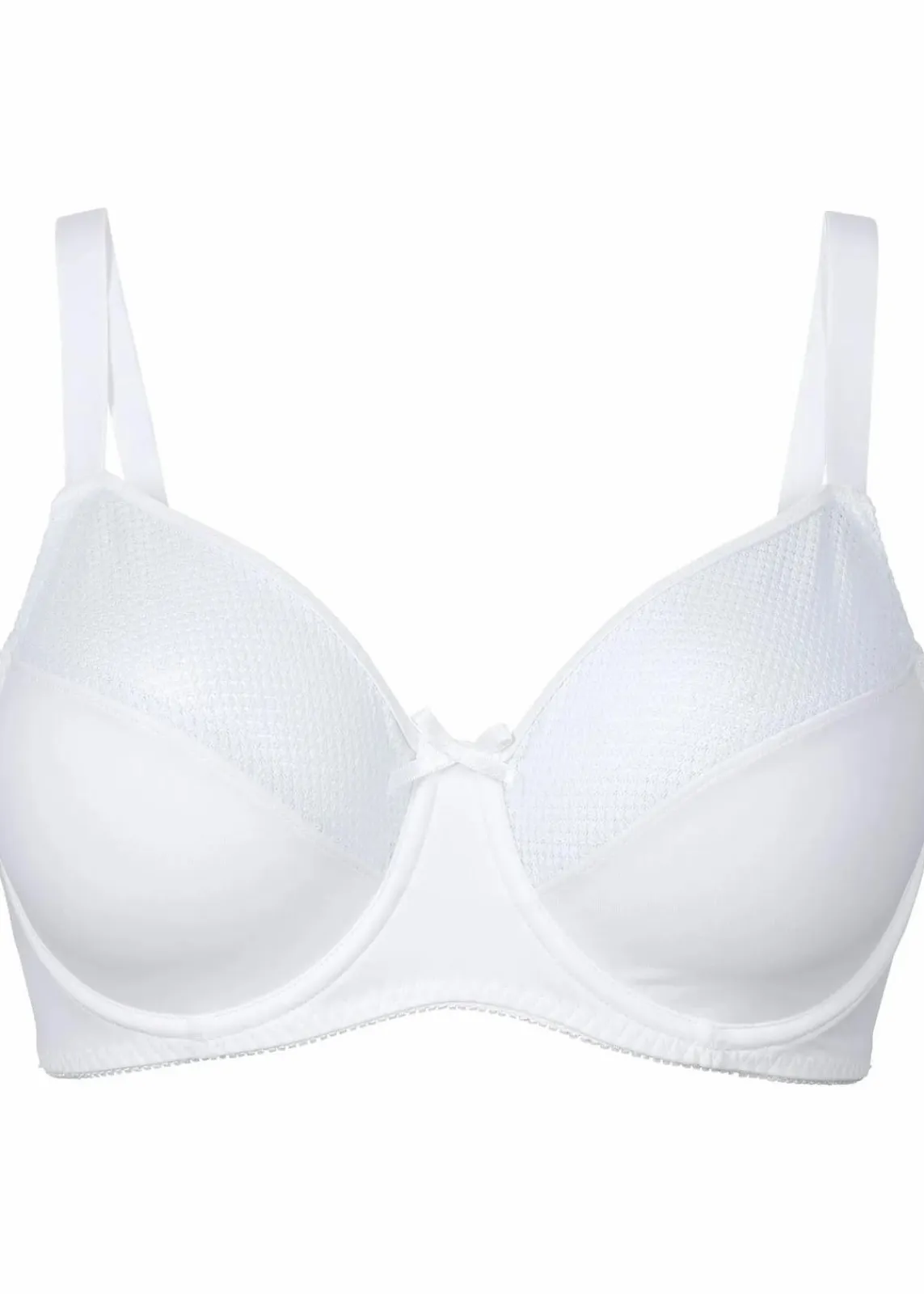 bonprix Große Cups D-H|Bhs|Minimizer-BH mit Mesh weiß