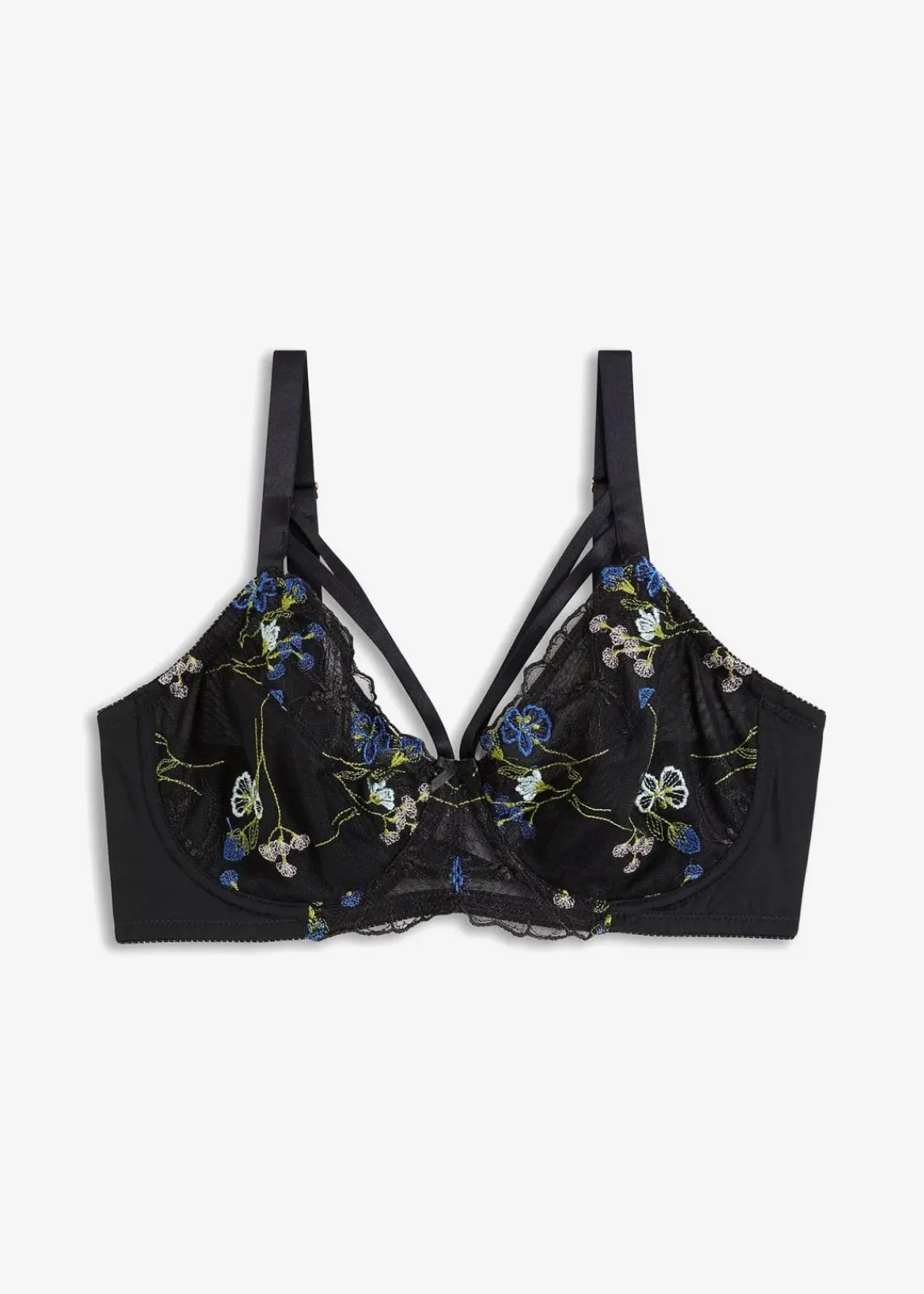 bonprix Bhs|Dessous|Minimizer-BH mit Stickerei schwarz bestickt