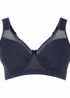 bonprix Große Cups D-H|Bhs|Minimizer-BH ohne Bügel mit gepolsterten Trägern dunkelblau
