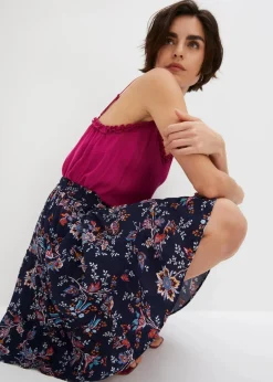 Minirock aus fließender Viskose|bonprix Discount