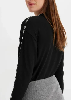 bonprix Bekleidung·Sportbekleidung|Nachhaltigere Materialien|Minirock in Wickeloptik grau