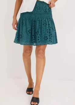 Minirock mit Lochstickerei|bonprix Best