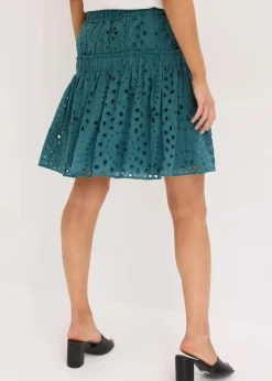 Minirock mit Lochstickerei|bonprix Best