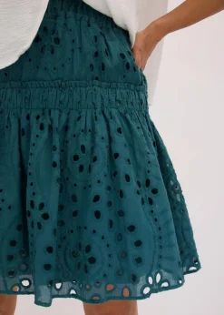 Minirock mit Lochstickerei|bonprix Best
