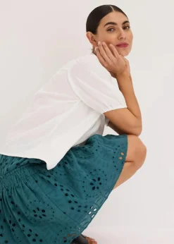 Minirock mit Lochstickerei|bonprix Best