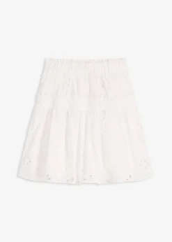 Minirock mit Lochstickerei|bonprix New