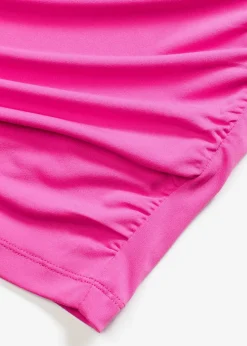 bonprix Bekleidung·Sportbekleidung|Röcke|Minirock mit Raffungen fuchsia