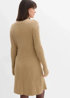 Mini-Strickkleid aus softem Viskose-Mix|bonprix Sale