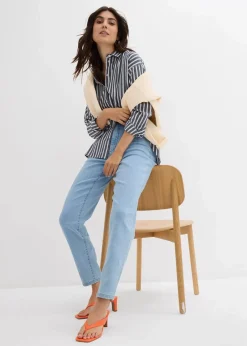 Mom Jeans High Waist, Stretch|bonprix Online