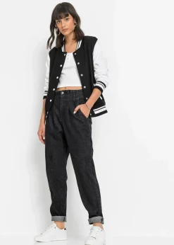 Mom-Jeans, High Waist, Stretch|bonprix Clearance