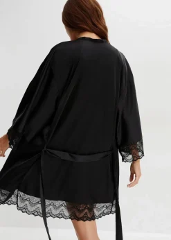 Morgenmantel-Set: Kimono + Negligé (2-tlg. Set)|bonprix Outlet
