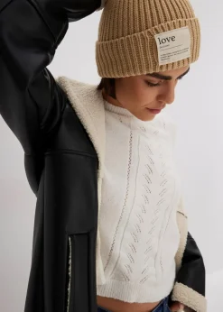 bonprix Mützen, Caps & Hüte|Mütze taupe