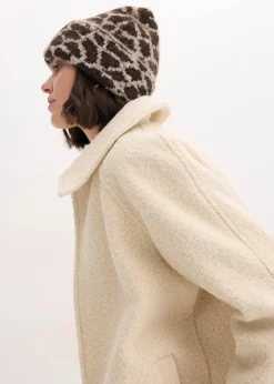 bonprix Mützen, Caps & Hüte|Mütze beige/braun leo