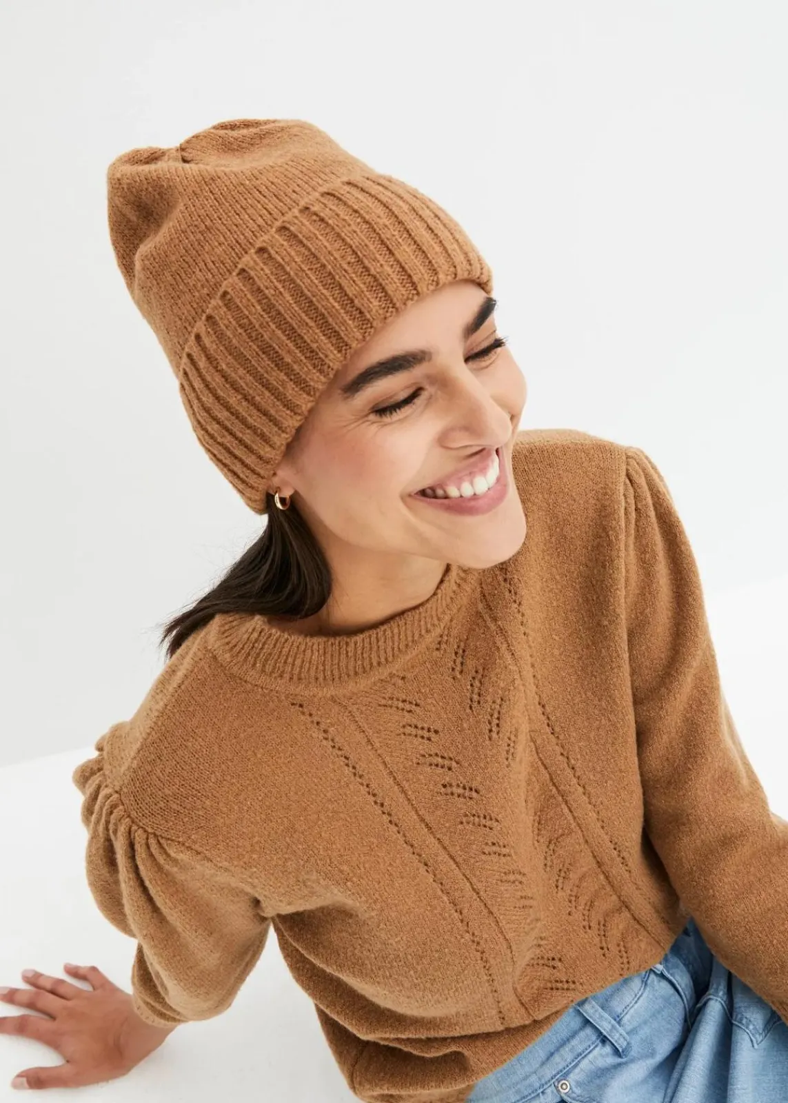 bonprix Nachhaltigere Materialien|Mützen, Caps & Hüte|Mütze camel