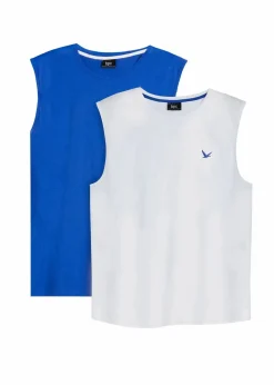 Muskelshirt aus reiner Bio-Baumwolle (2er Pack)|bonprix New